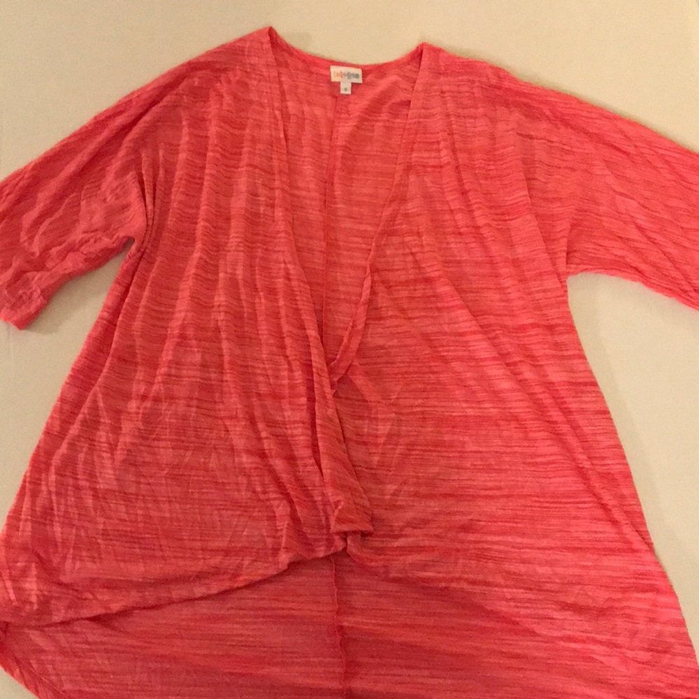 LuLaRoe Lindsay Heathered Pink S NWT Vintage HTF